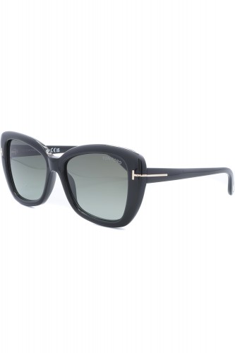 Tom Ford - Occhiali da sole in celluloide a farfalla per donna nero - TF1008 01B