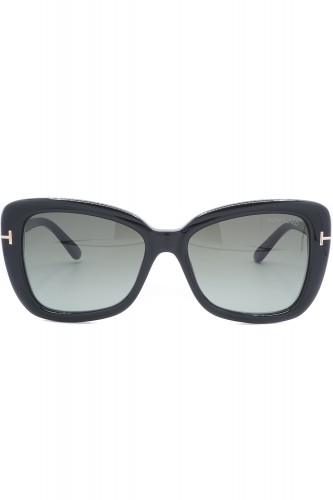Tom Ford - Occhiali da sole in celluloide a farfalla per donna nero - TF1008 01B 2