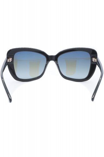 Tom Ford - Occhiali da sole in celluloide a farfalla per donna nero - TF1008 01B