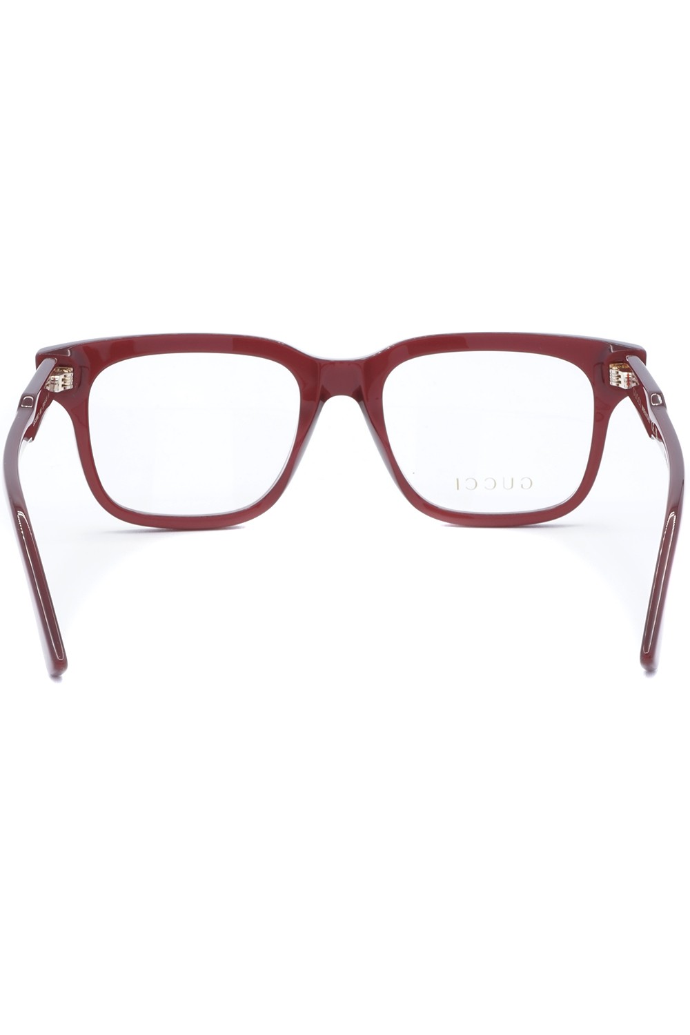 Gucci - Occhiali da vista in celluloide squadrati unisex rosso - GG1265O 003