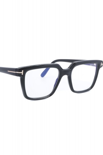 Tom Ford - Occhiali da vista in celluloide squadrati unisex nero - TF5889 001