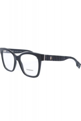 Burberry - Occhiali da vista in celluloide squadrati per donna nero - B2363 3001