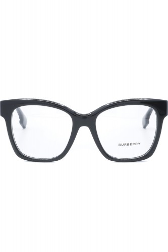 Burberry - Occhiali da vista in celluloide squadrati per donna nero - B2363 3001 2