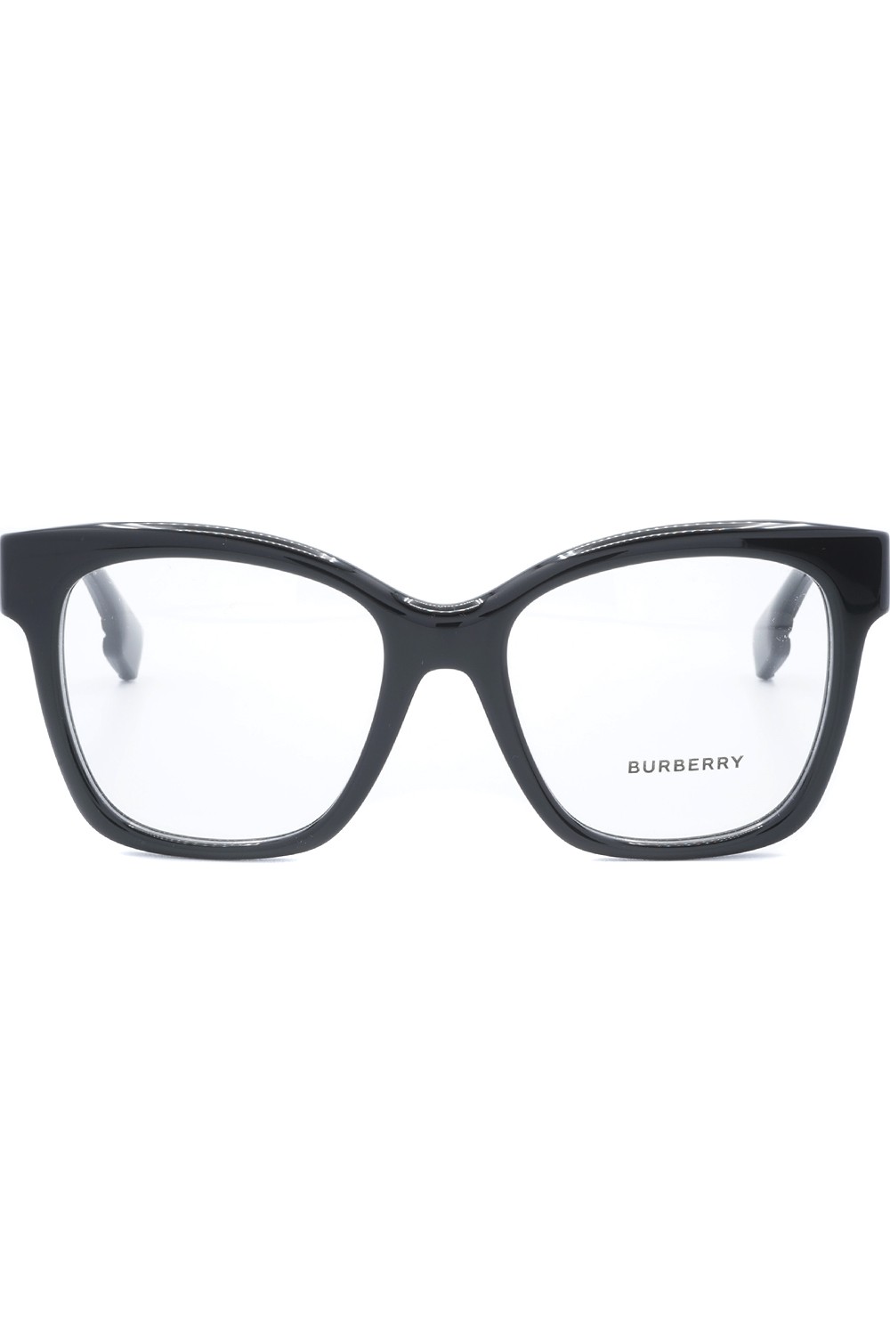 Burberry - Occhiali da vista in celluloide squadrati per donna nero - B2363 3001