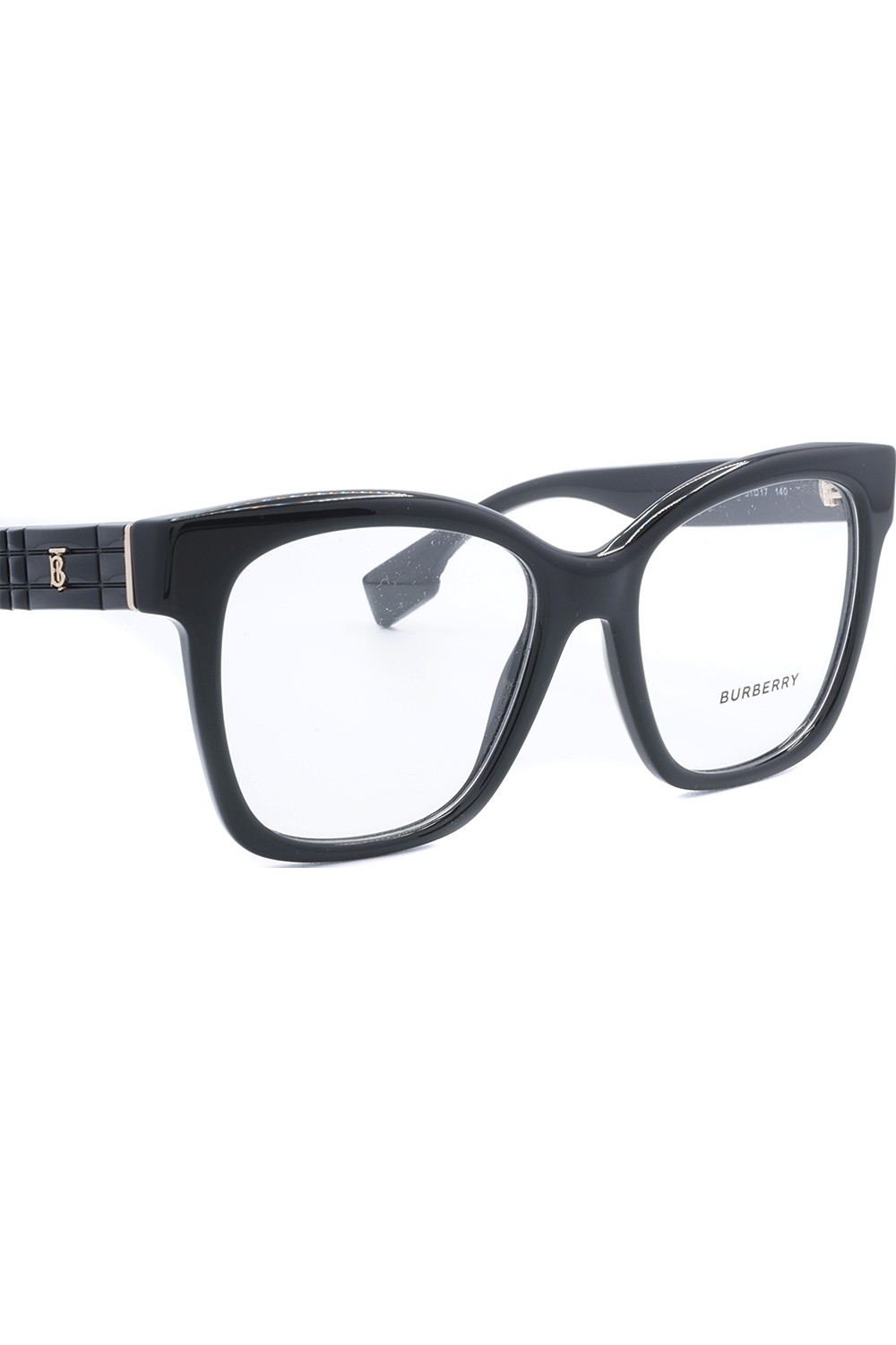 Burberry - Occhiali da vista in celluloide squadrati per donna nero - B2363 3001