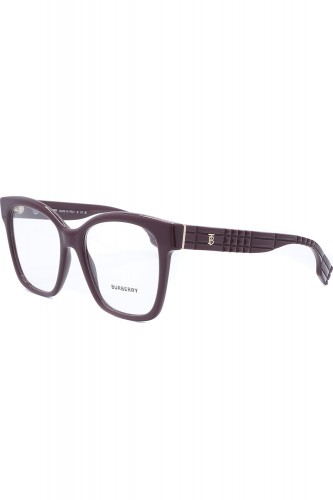 Burberry - Occhiali da vista in celluloide squadrati per donna viola  - B2363