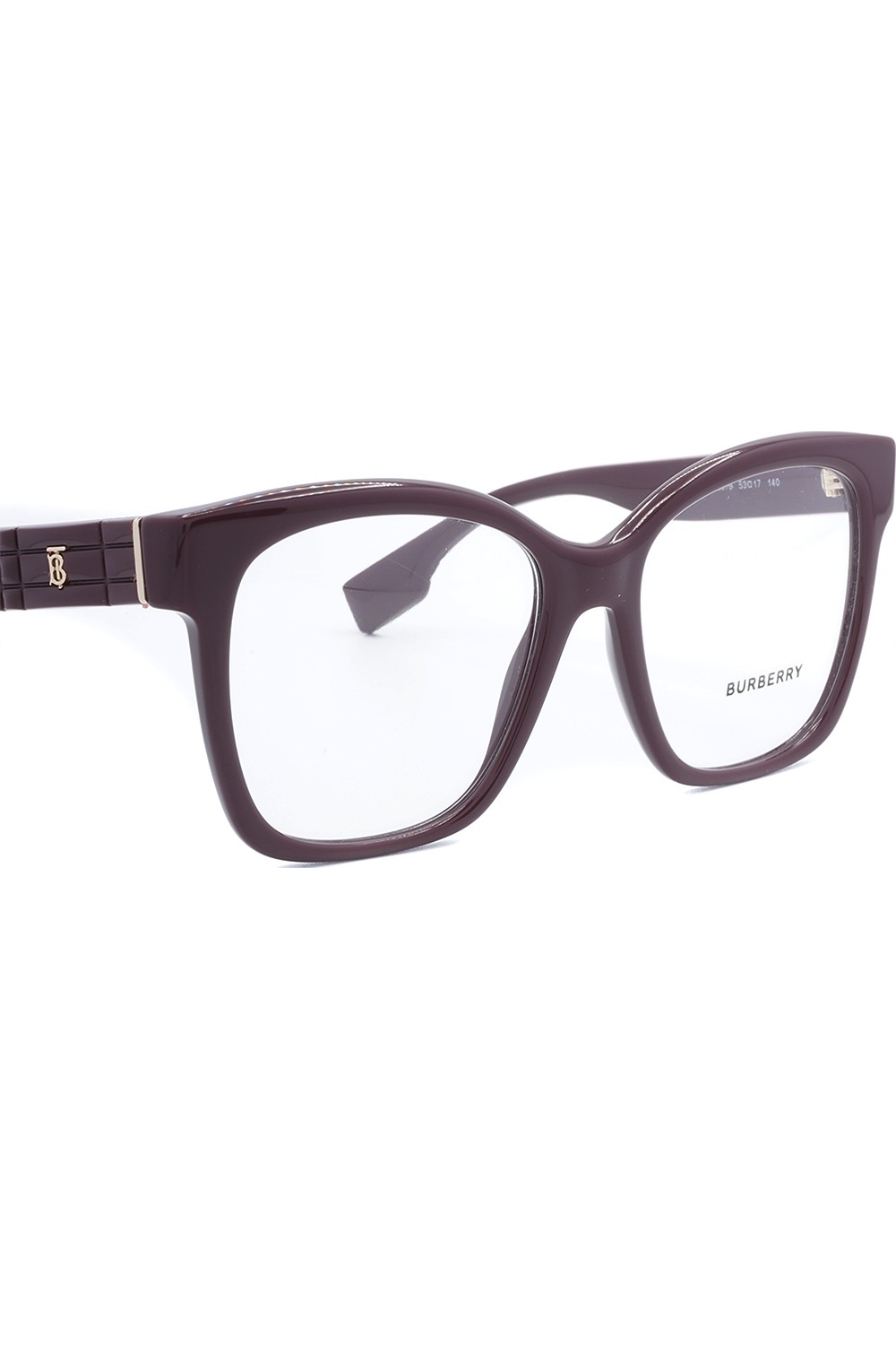 Burberry - Occhiali da vista in celluloide squadrati per donna viola  - B2363