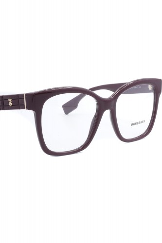 Burberry - Occhiali da vista in celluloide squadrati per donna viola  - B2363