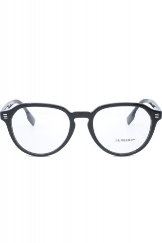 Burberry - Occhiali da vista in celluloide tondi unisex nero - B2368 3001 2