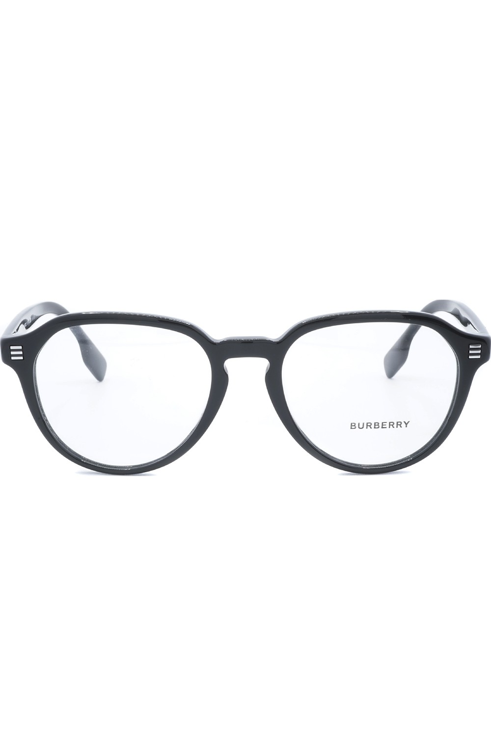 Burberry - Occhiali da vista in celluloide tondi unisex nero - B2368 3001