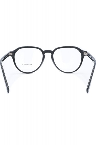 Burberry - Occhiali da vista in celluloide tondi unisex nero - B2368 3001