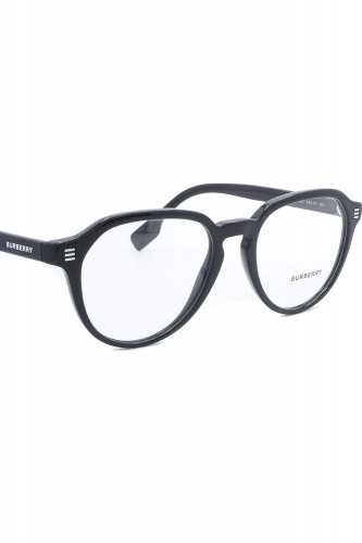 Burberry - Occhiali da vista in celluloide tondi unisex nero - B2368 3001
