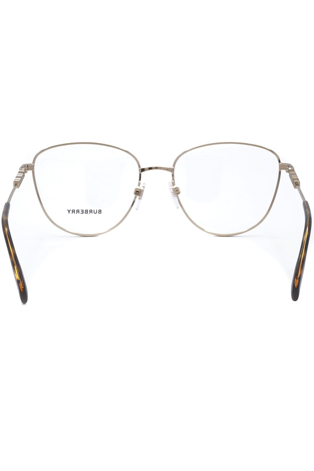 Burberry - Occhiali da vista in metallo cat eye per donna oro - B1376 1340