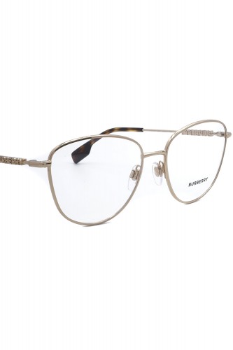 Burberry - Occhiali da vista in metallo cat eye per donna oro - B1376 1340