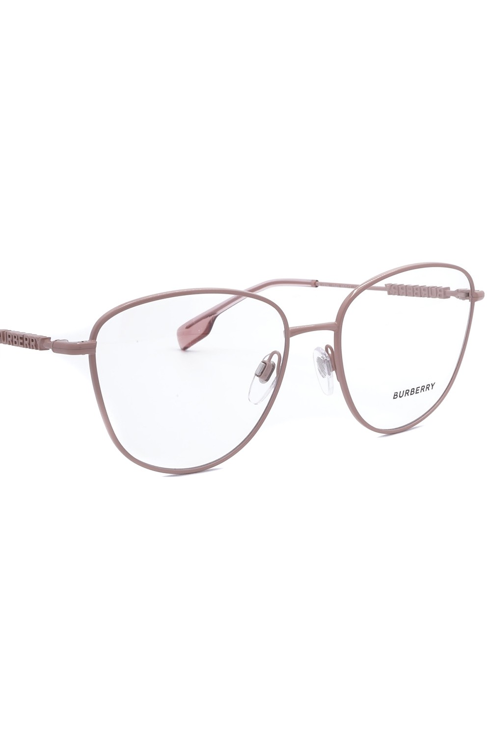 Burberry - Occhiali da vista in metallo cat eye per donna rosa - B1376 1343