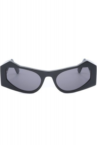 GCDS - Occhiali da sole in celluloide cat eye per donna nero - GD0022 01A 2
