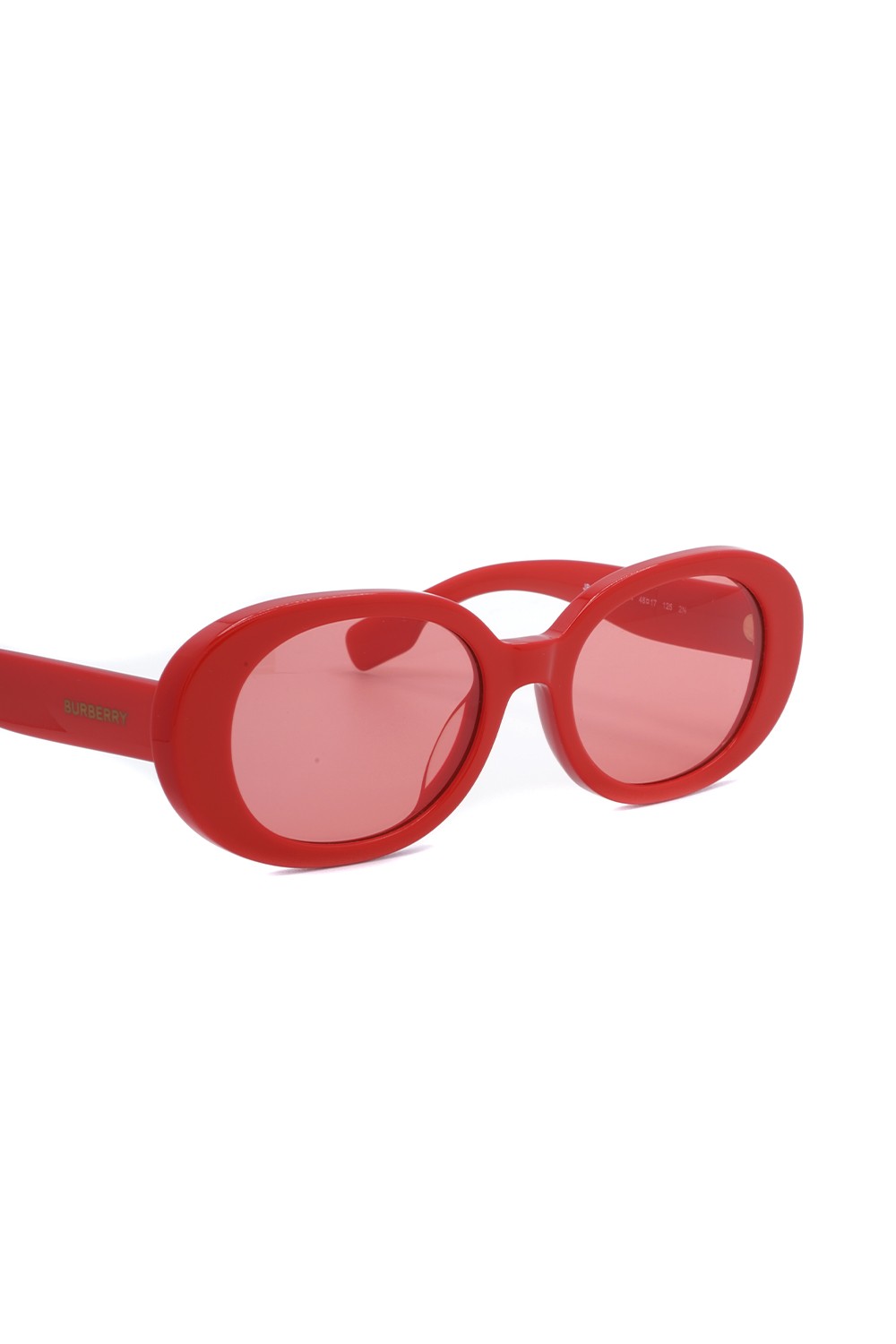 Burberry - Occhiali da sole in celluloide ovali per bambini rosso - JB4339