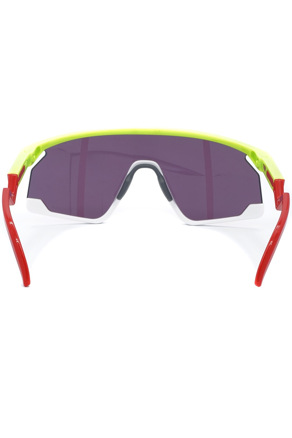 Oakley Occhiali da sole sportivi avvolgenti unisex giallo fluo Ottica Lombardi