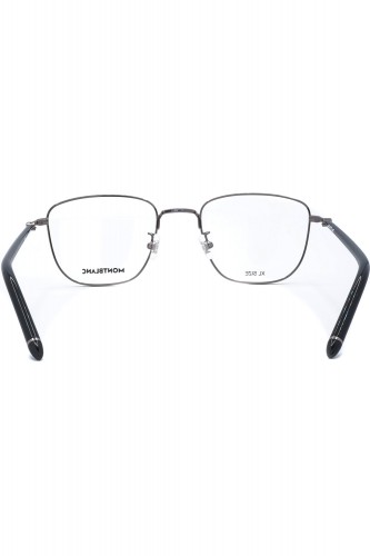 Montblanc - Occhiali da vista in metallo squadrati per uomo canna di fucile -