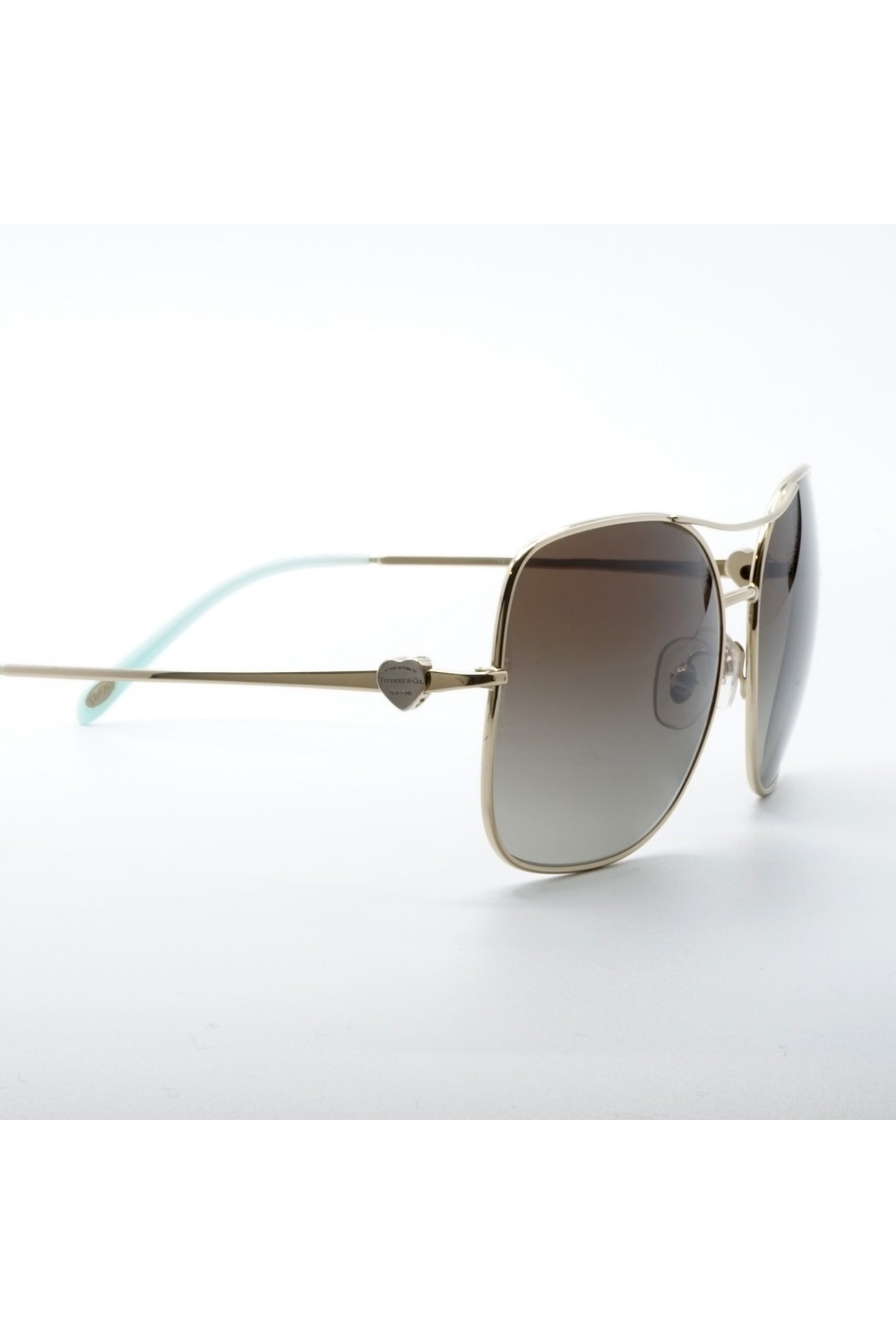 Tiffany & Co. - Occhiali da sole in metallo a farfalla per donna oro - TF3037