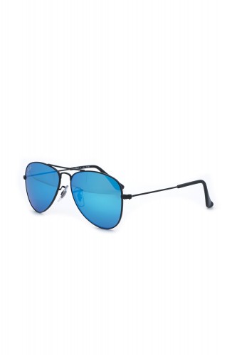 Ray-Ban - Occhiali da sole in metallo a goccia per bambini nero - RJ9506S 201/55