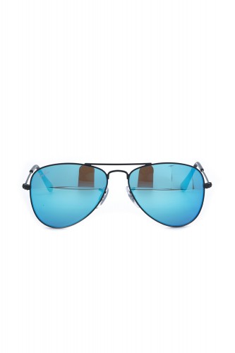 Ray-Ban - Occhiali da sole in metallo a goccia per bambini nero - RJ9506S 201/55