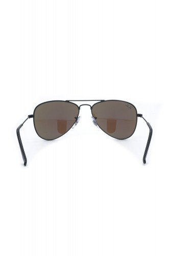 Ray-Ban - Occhiali da sole in metallo a goccia per bambini nero - RJ9506S 201/55