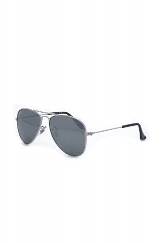 Ray-Ban - Occhiali da sole in metallo a goccia per bambini argento - RJ9506S