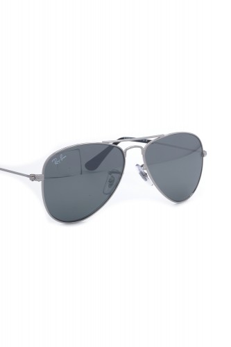 Ray-Ban - Occhiali da sole in metallo a goccia per bambini argento - RJ9506S