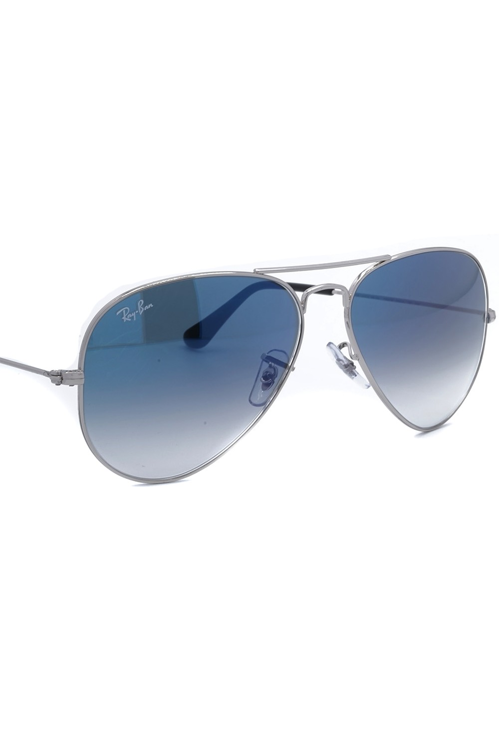 Ray-Ban - Occhiali da sole in metallo a goccia unisex argento - RB3025 003/3F