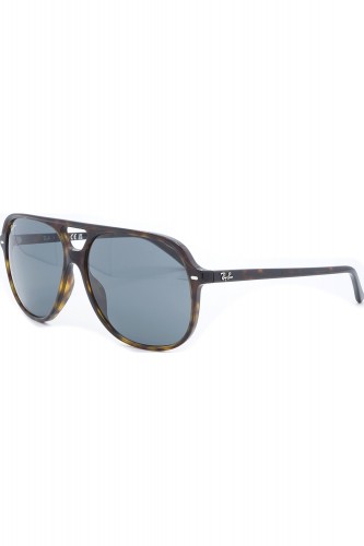 Ray-Ban - Occhiali da sole in celluloide squadrati unisex tartarugato - RB2198