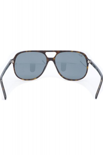 Ray-Ban - Occhiali da sole in celluloide squadrati unisex tartarugato - RB2198