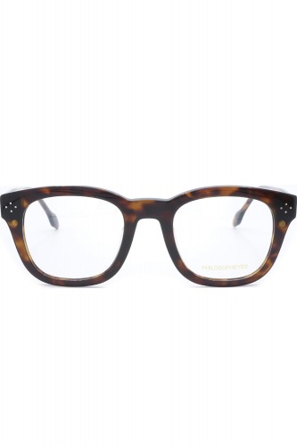 Philosopheyes - Occhiali da vista con clip solare in celluloide squadrati