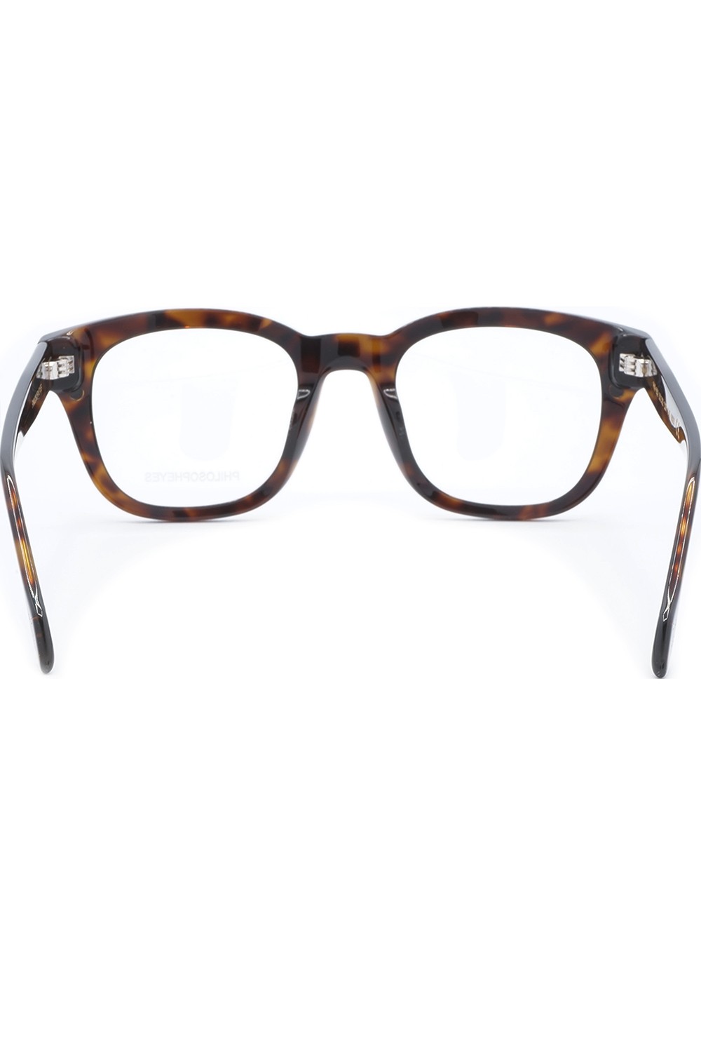 Philosopheyes - Occhiali da vista con clip solare in celluloide squadrati