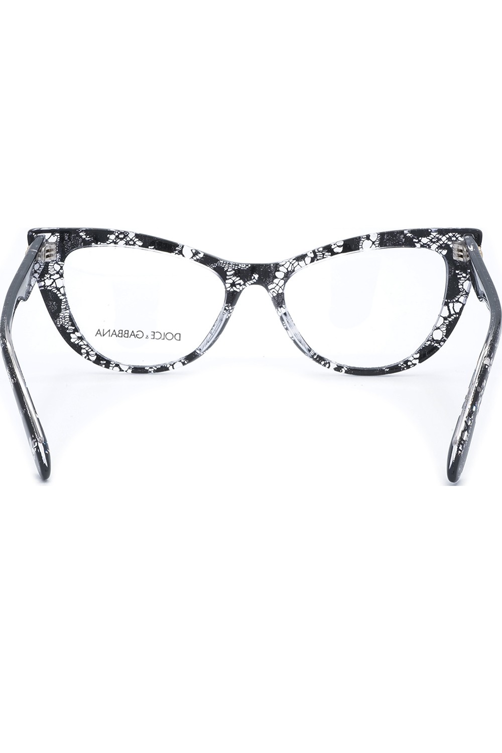 Dolce&Gabbana - Occhiali da vista in celluloide cat eye per donna nero - DG3354