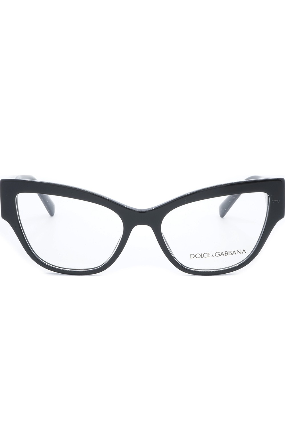 Dolce&Gabbana - Occhiali da vista in celluloide cat eye per donna nero - DG3378