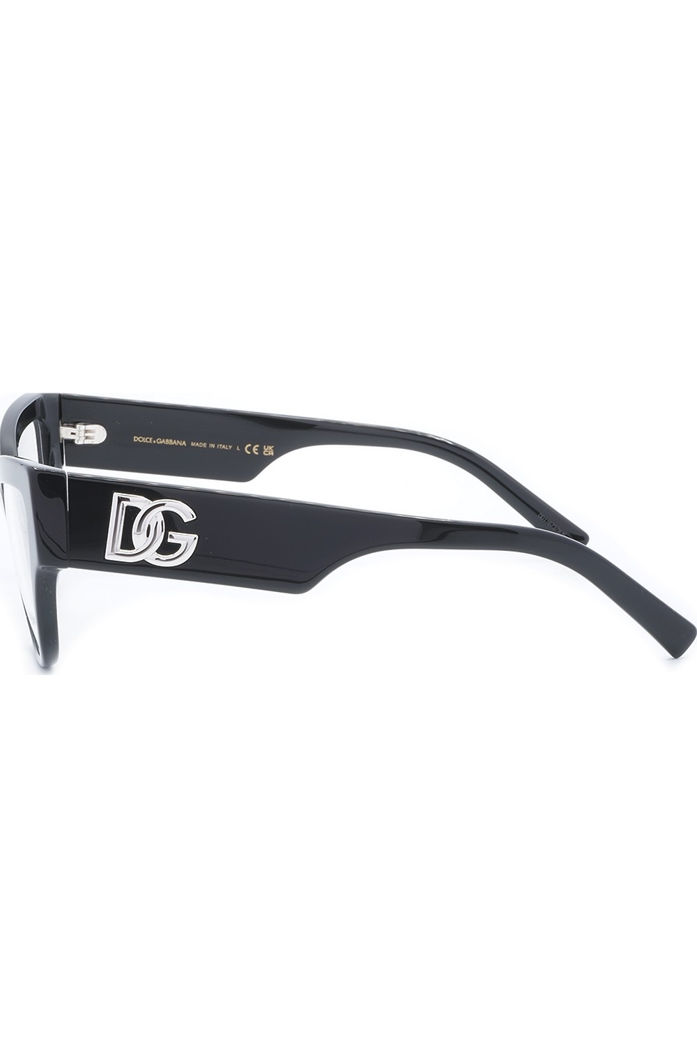 Dolce&Gabbana - Occhiali da vista in celluloide cat eye per donna nero - DG3378