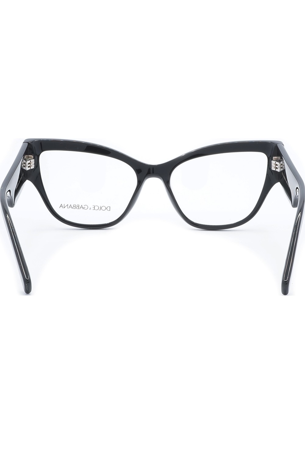 Dolce&Gabbana - Occhiali da vista in celluloide cat eye per donna nero - DG3378