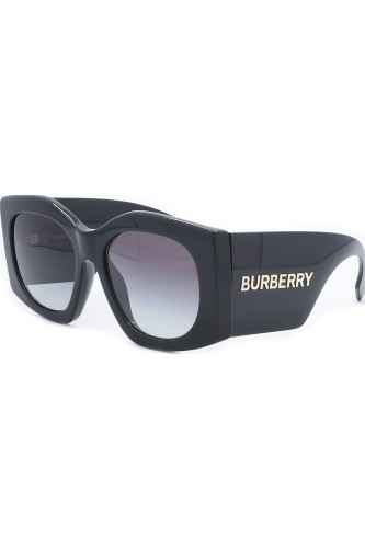 Burberry - Occhiali da sole in celluloide squadrati per donna nero - B4388