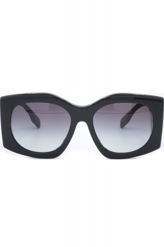 Burberry - Occhiali da sole in celluloide squadrati per donna nero - B4388