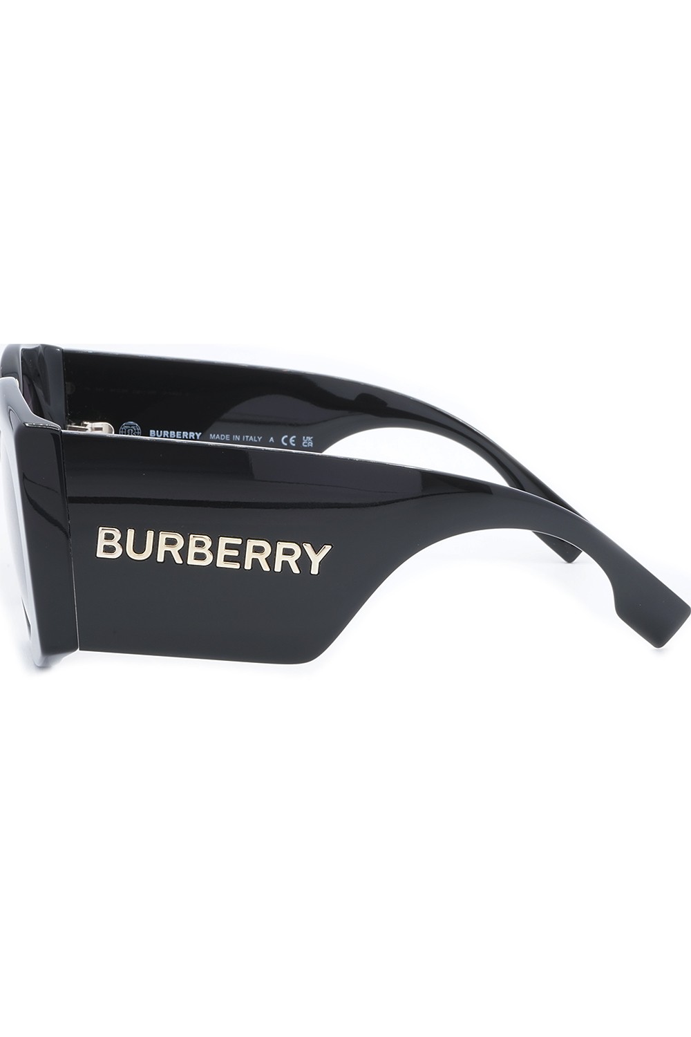 Burberry - Occhiali da sole in celluloide squadrati per donna nero - B4388