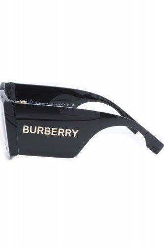 Burberry - Occhiali da sole in celluloide squadrati per donna nero - B4388