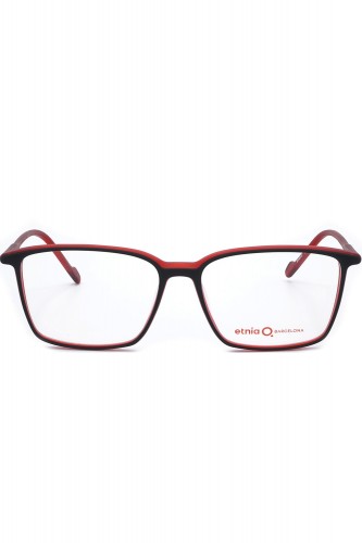 Etnia Barcelona - Occhiali da vista in celluloide rettangolari unisex rosso -