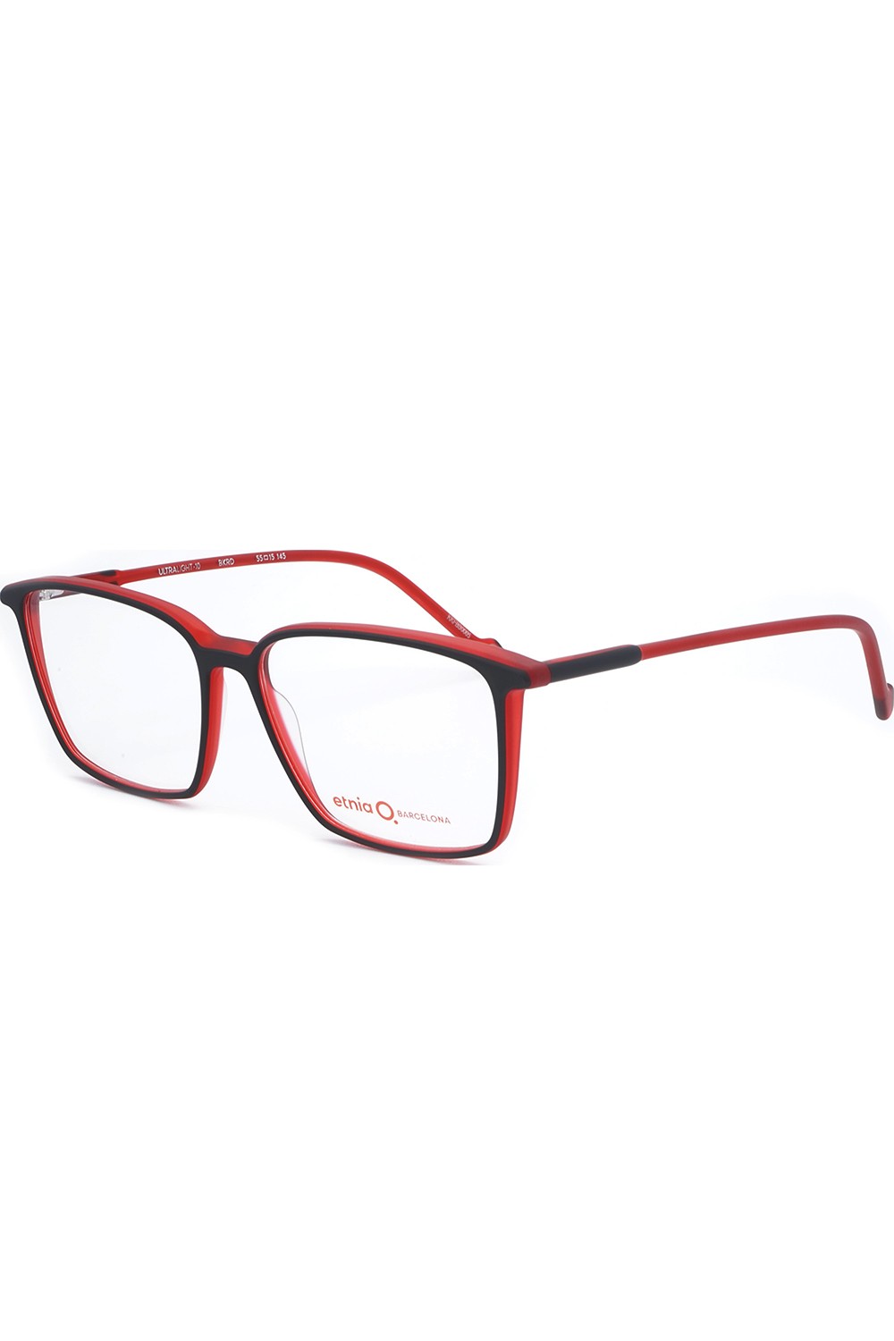 Etnia Barcelona - Occhiali da vista in celluloide rettangolari unisex rosso -