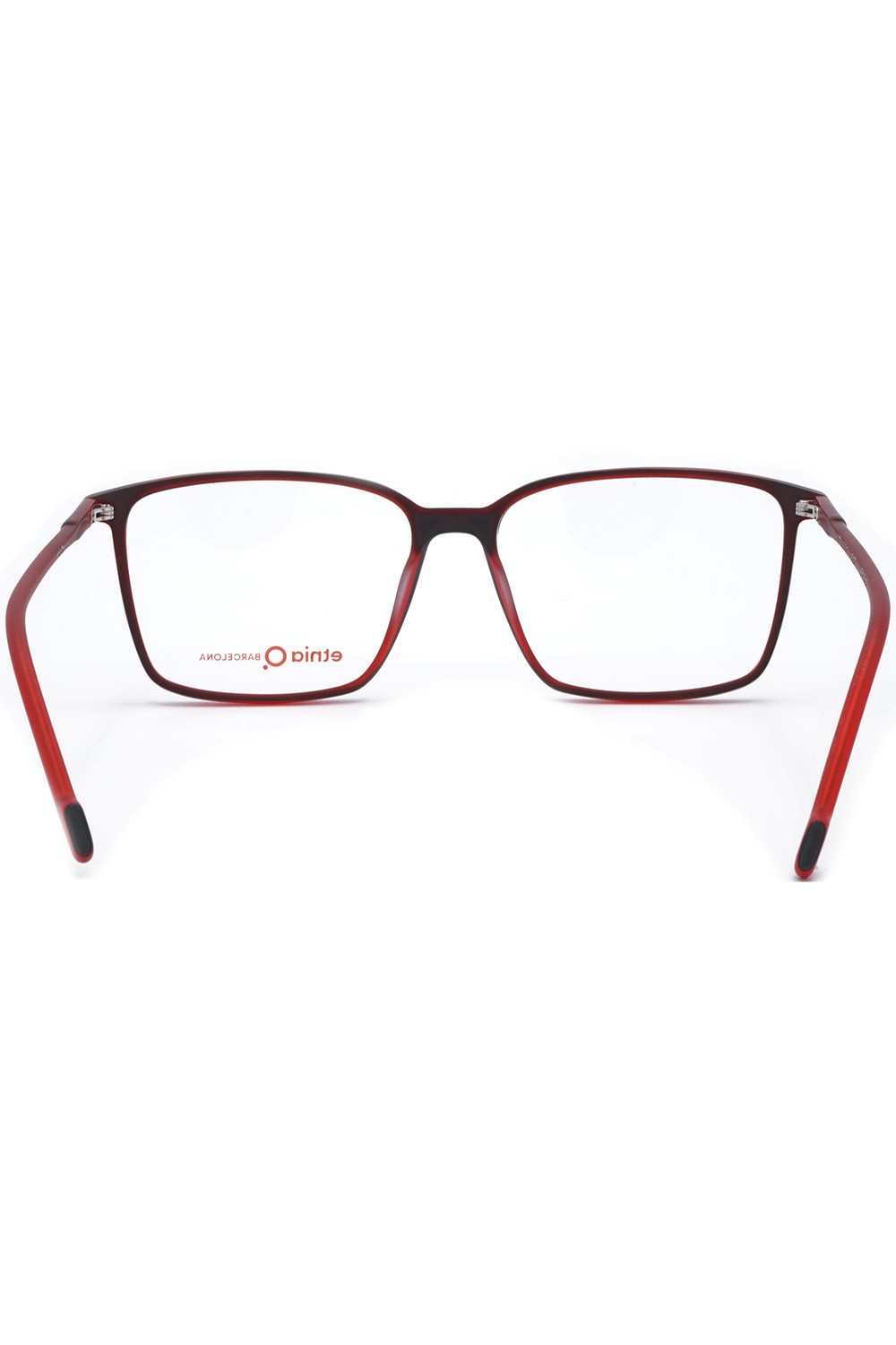 Etnia Barcelona - Occhiali da vista in celluloide rettangolari unisex rosso -