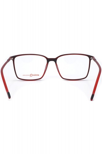 Etnia Barcelona - Occhiali da vista in celluloide rettangolari unisex rosso -
