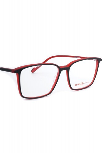 Etnia Barcelona - Occhiali da vista in celluloide rettangolari unisex rosso -