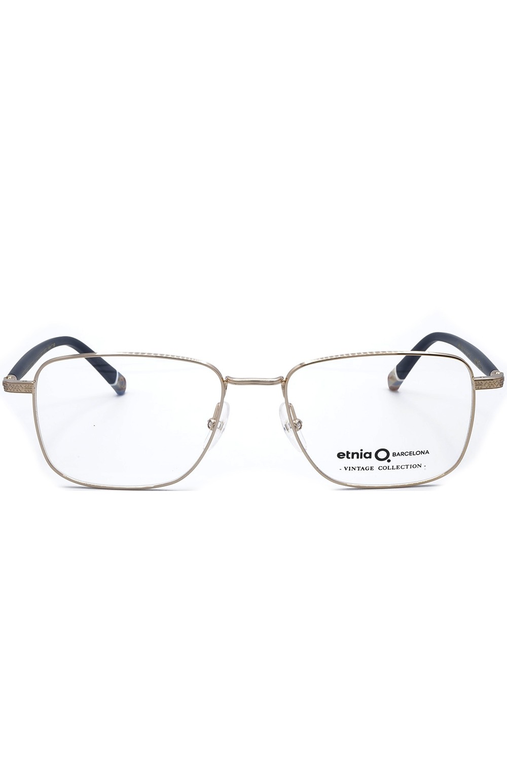 Etnia Barcelona - Occhiali da vista in metallo rettangolari per uomo oro -