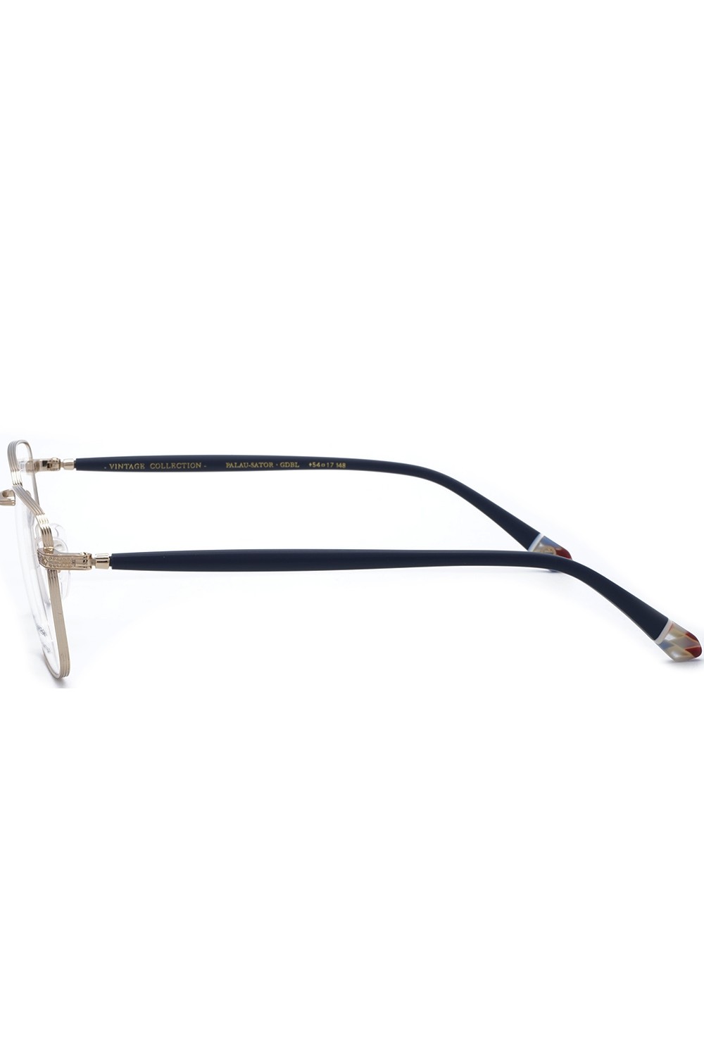 Etnia Barcelona - Occhiali da vista in metallo rettangolari per uomo oro -