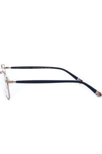 Etnia Barcelona - Occhiali da vista in metallo rettangolari per uomo oro -